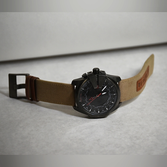 Diesel World Time Gunmetal Watch - Picture 3 of 4